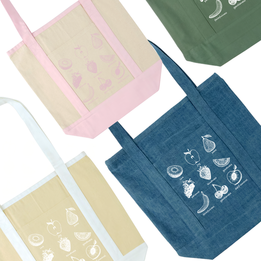 "Fruit of the Spirit" Pocket Canvas Tote