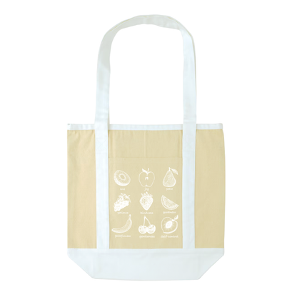 "Fruit of the Spirit" Pocket Canvas Tote