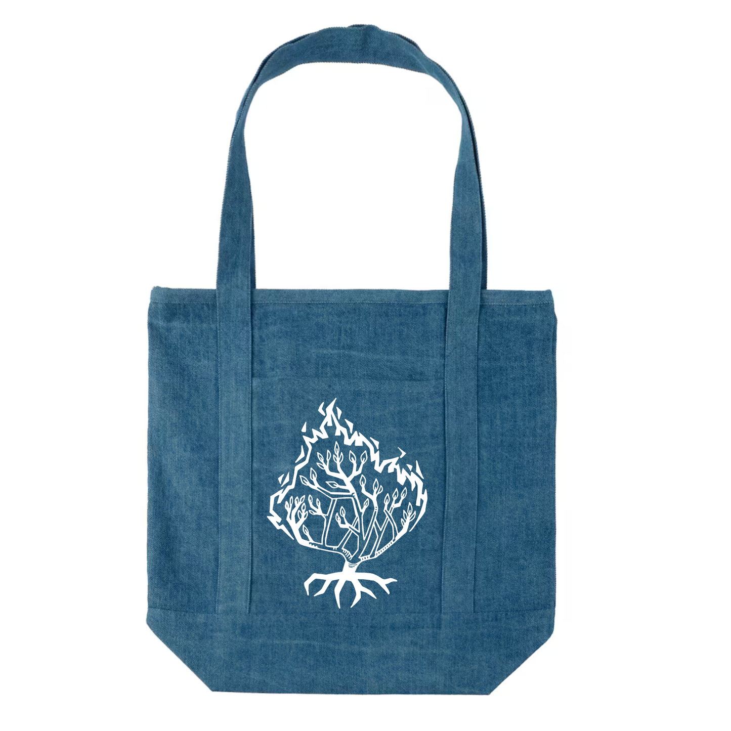 "Burning Bush" Pocket Canvas Tote