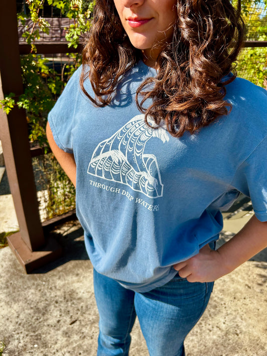 Blue Jean "Through Deep Waters" Tee