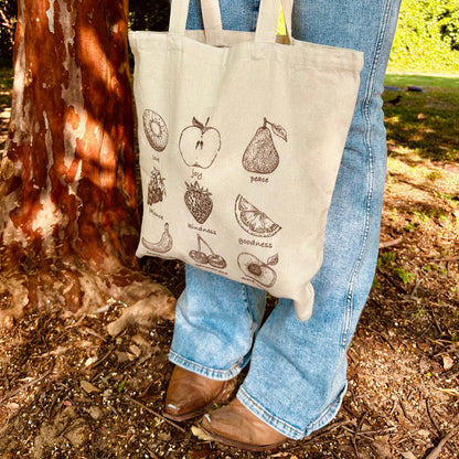 "Fruit of the Spirit" Canvas Tote