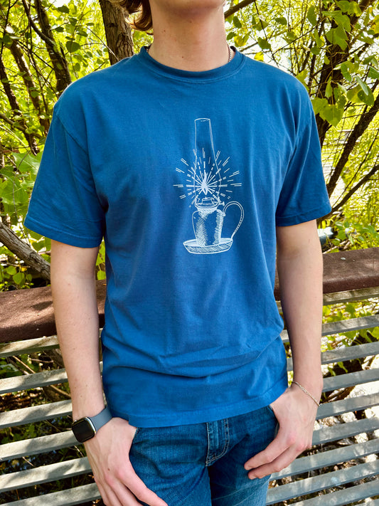 China Blue "Light of the World" Tee