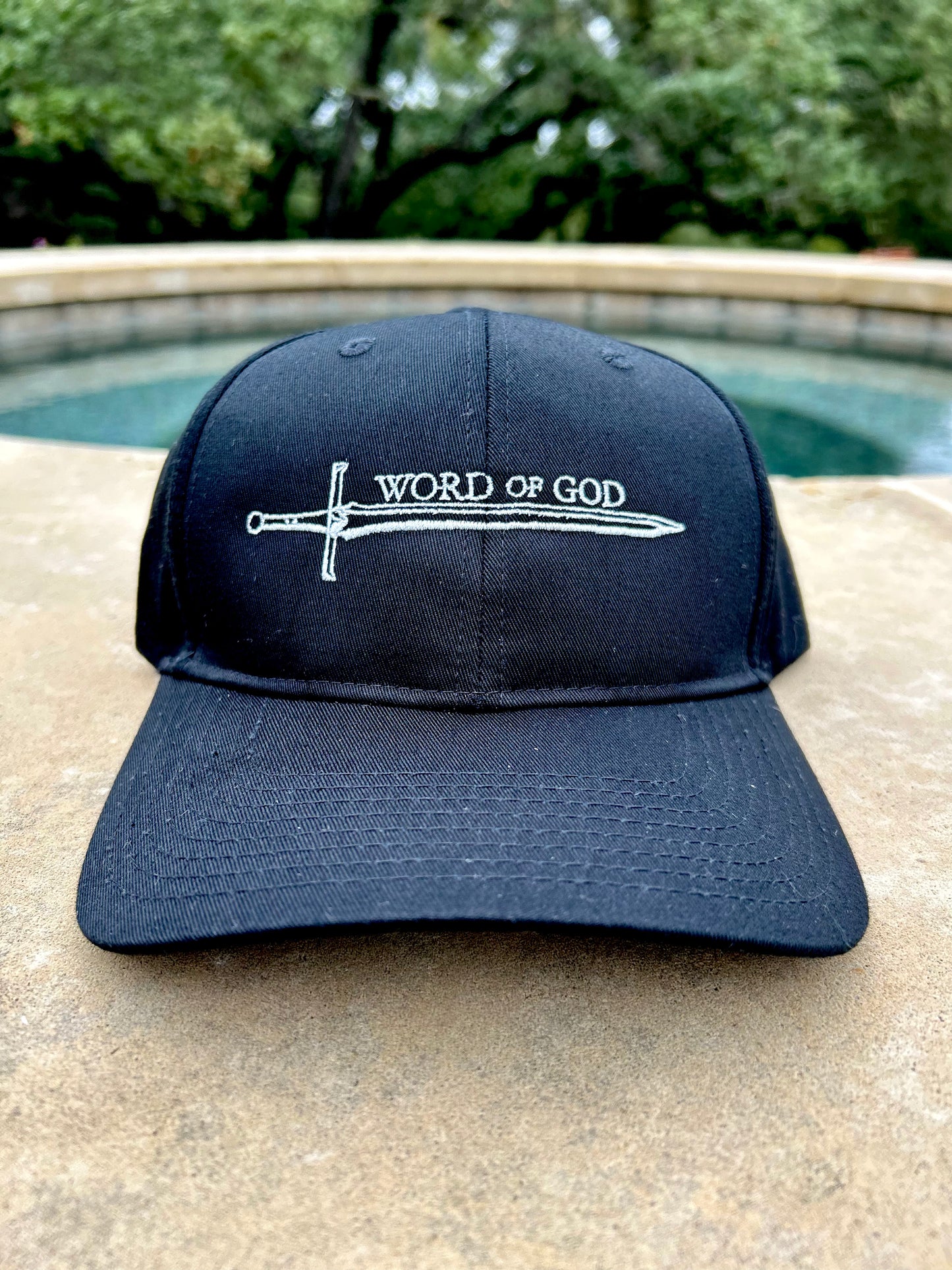 Black Embroidered "Sword of the Spirit" Cap