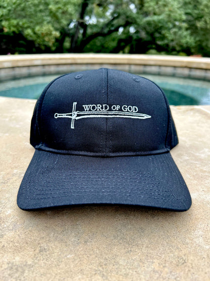 Black Embroidered "Sword of the Spirit" Cap