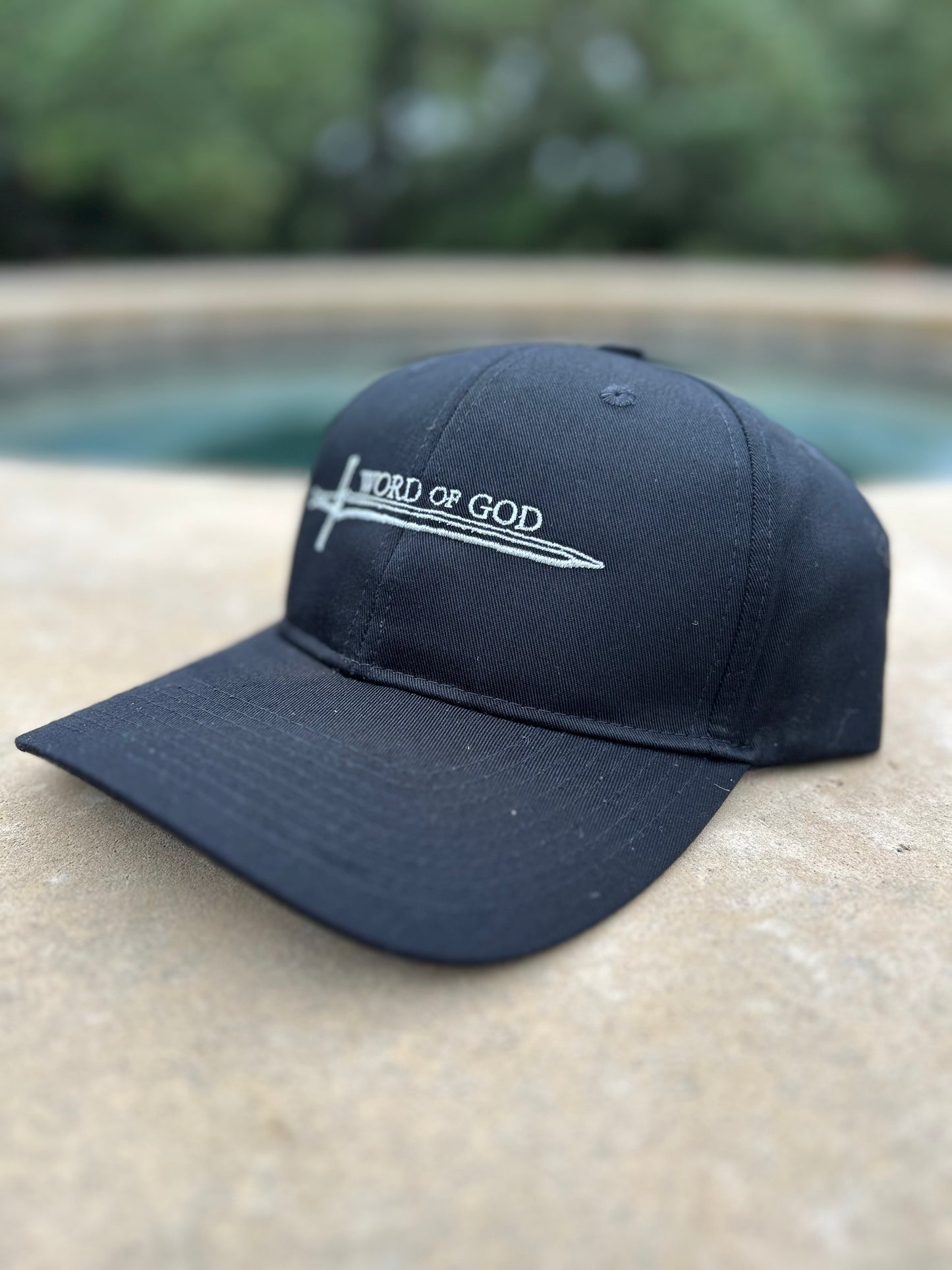 Black Embroidered "Sword of the Spirit" Cap