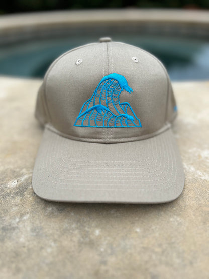 Khaki Embroidered "Through Deep Waters" Cap
