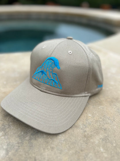 Khaki Embroidered "Through Deep Waters" Cap