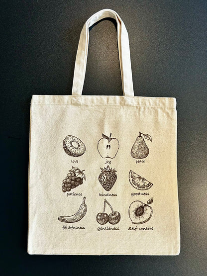 "Fruit of the Spirit" Canvas Tote