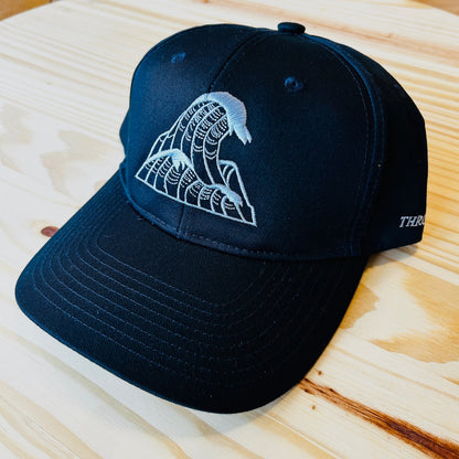 Navy Embroidered "Through Deep Waters" Cap