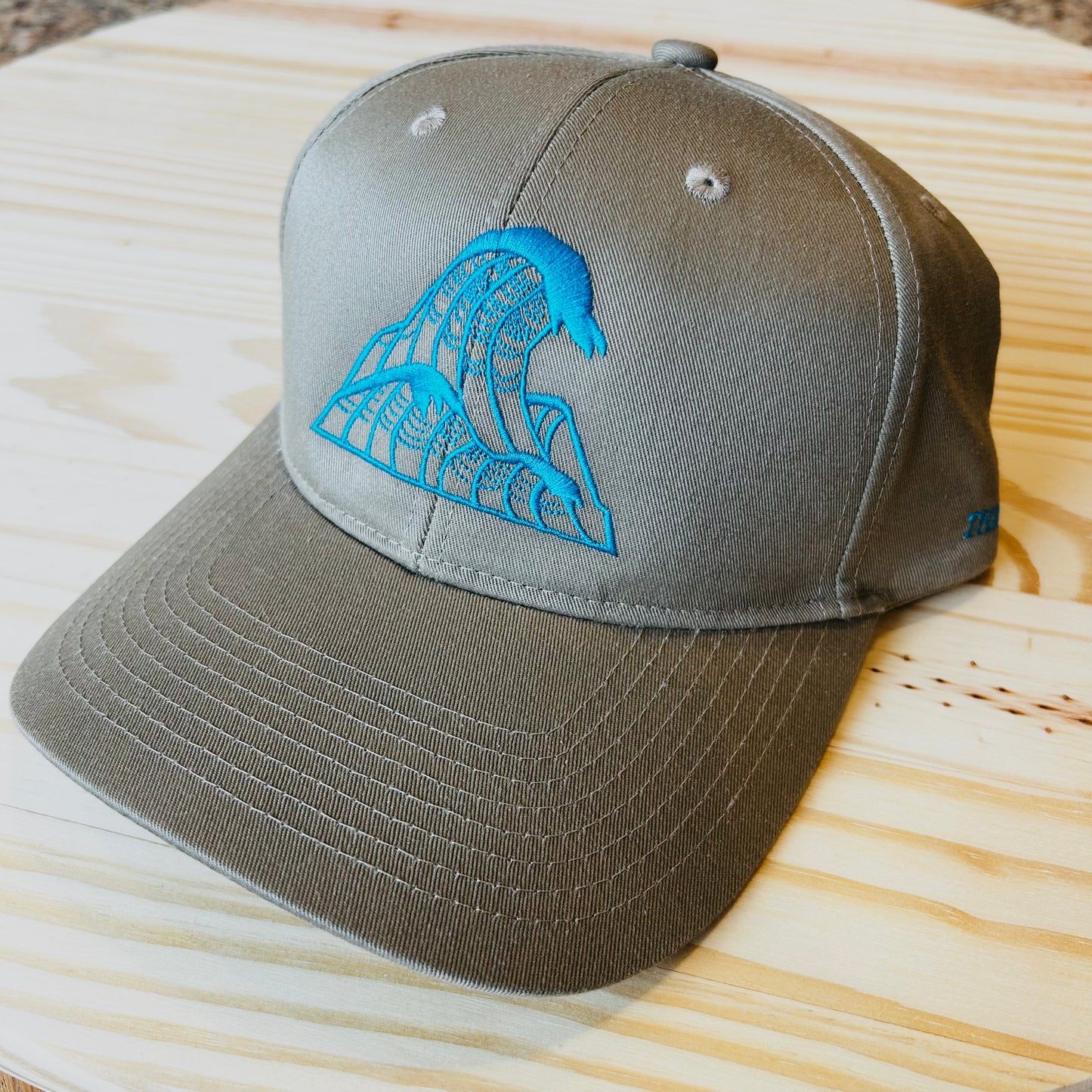 Khaki Embroidered "Through Deep Waters" Cap