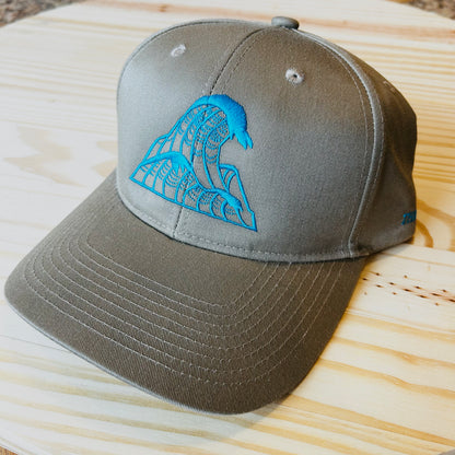 Khaki Embroidered "Through Deep Waters" Cap