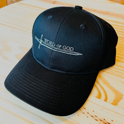 Black Embroidered "Sword of the Spirit" Cap