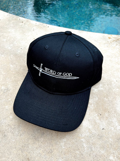 Black Embroidered "Sword of the Spirit" Cap